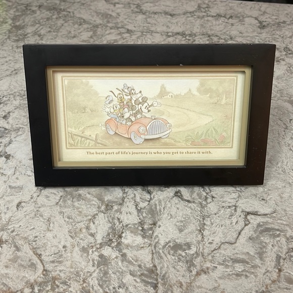 Disney Mickey Mouse and Friends Life's Journey Matted Framed Print hallmark - Picture 2 of 4
